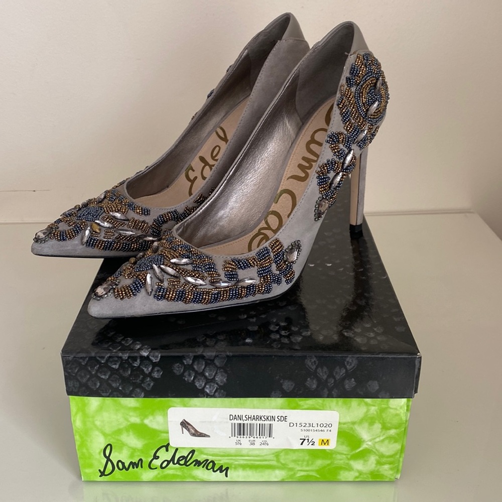 Sam Edelman Dani Sharkskin Heel
